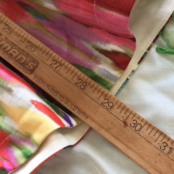 Prom dress by Teeze Me size 9 juniors. Pretty floral splash. Strapless. - Picture 9 of 9